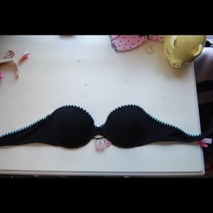 Embroidered Victoria Secret Bandeau Push up top